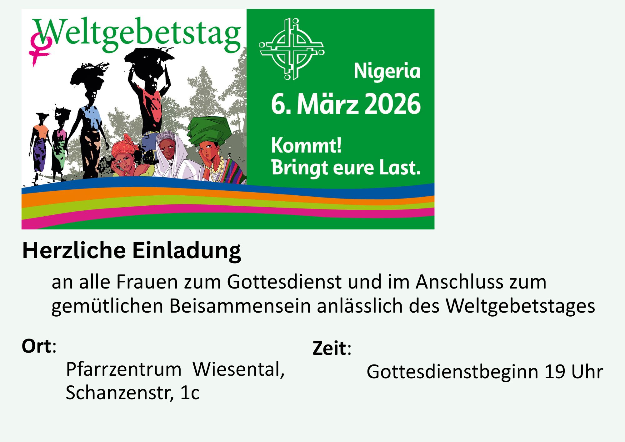 Weltgebetstag der Frauen 2026